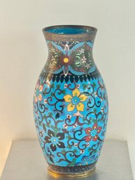 Turquoise Cloisanne Vase