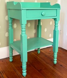 A Painted Pine Wash Stand - Excellent As Side Table Or Night Stand