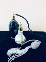 Wedgewood And Other Perfume Atomizer Bottles