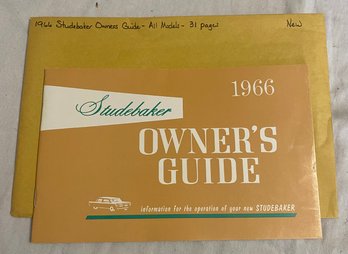 1966 Studebaker Owners Guide- All Models