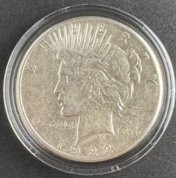 1922-S Silver Peace Dollar