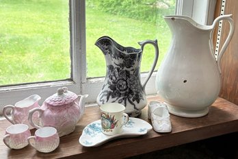 Vintage And Antique Pitchers And More Porcelain