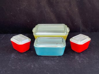 Vintage Pyrex Refrigerator Dish Set