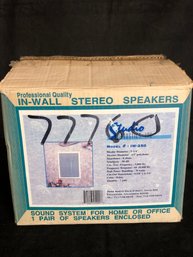 Professional Quality In Wall Stereo Speakers