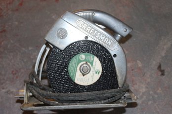 Vintage Metal Craftsman Circular Saw