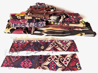 African Woven Fabrics & Remnants, Many Sizes