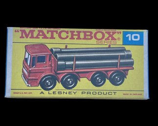 1960's Vtg Matchbox Superfast Pipe Truck 10