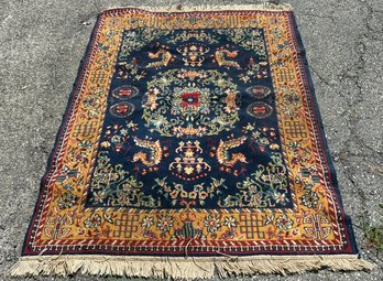 A Vintage Carpet In Oriental Style