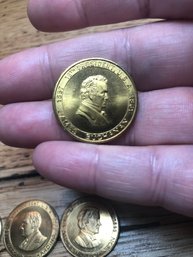 7 Commemorative Presidential Coins.  #57