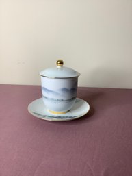 G20 2016 CHINA LIDDED CUP AND SAUCER