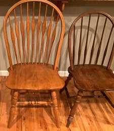 Set Of 3 Wooden Dining Room Chairs