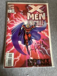 Comic Lot #9 X Man Unlimited Point Blank Signed Copy