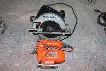 Black And Decker Circ Saw And Jigsaw