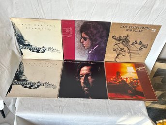 Great Record Album Lot- Eric Clapton And Bob Dylan