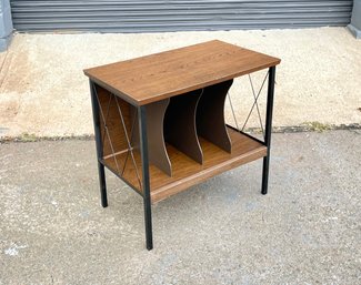 Mid Century Lu Van Vinyl Record Storage Cabinet