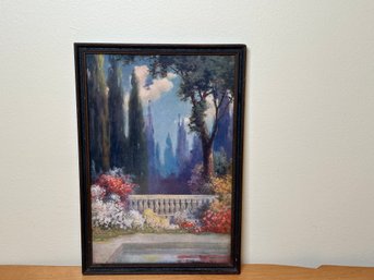 Pretty Floral Signed Framed Print By Fox