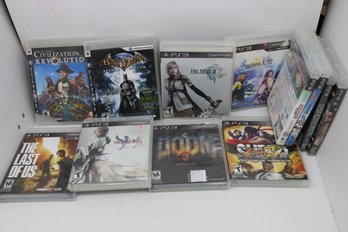 Sony Ps3 PlayStation Video Game Lot