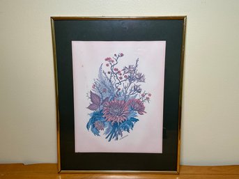 M Emerzian Framed Floral Print