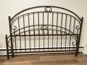 Wrought Iron King Size Headboard And Footboard