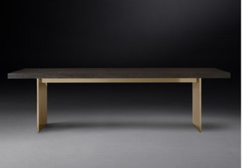 Restoration Hardware Channel Rectangular Dining Table, 96' Long (Retail $5,240)