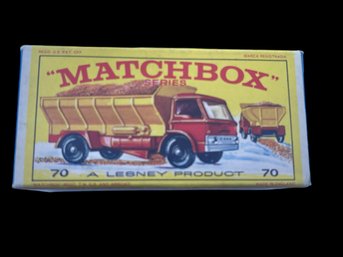 Matchbox #70 Grit Spreading Truck Original Box