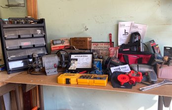 Tool Time!! Large Assortment Of Power & Hand Tools Including Craftsman, Dewalt, Black & Decker & More