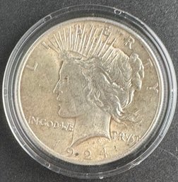 1924 Silver Peace Dollar