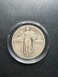 1928-D Standing Liberty Silver Quarter