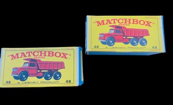 Matchbox Dodge Dump Truck #48 60's Original Box