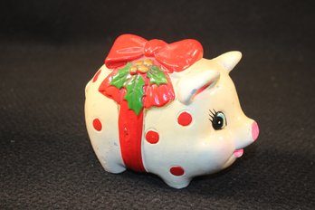 Vintage Inarco Christmas Piggy Bank