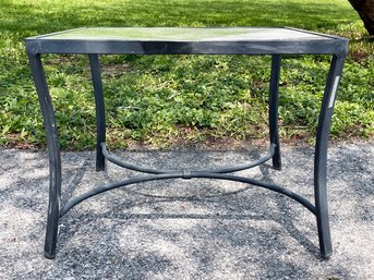 A Cast Aluminum Cocktail Table 'Venetian' By Brown Jordan