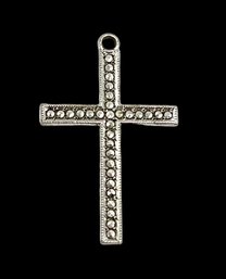 Vintage Sterling Silver Cross Pendant