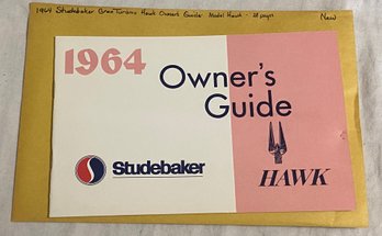 1964 Studebaker GranTurismo Hawk Owners Guide