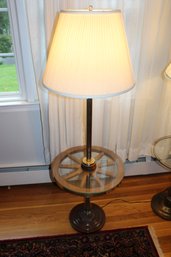 Ships Wheel Floor Lamp 56 In