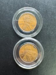 2 Wheat Pennies 1942, 1942-D