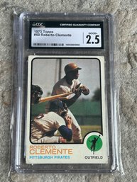 CGC Graded 1973 Topps Roberto Clemente