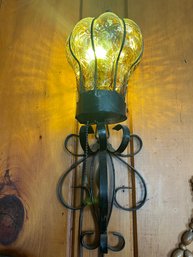 Wrought Iron Wall Sconce