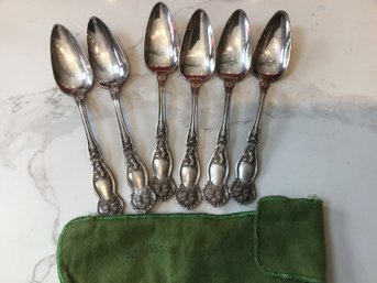 Vintage Silver Plate Spoon Lot Of 5