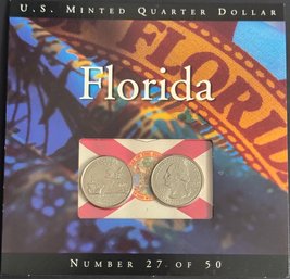 U.S. Minted Quarter Dollar Florida