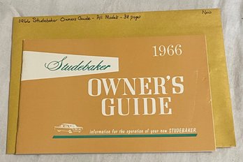 1966 Studebaker Owners Guide- All Models