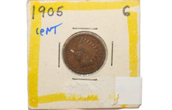 1905 One Cent Indian Head