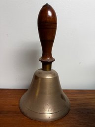 Large Hand Held Vintage Primary School Bell