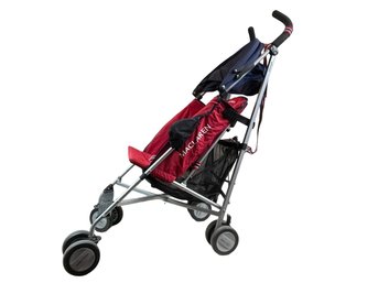 Navy Blue/Red Triumph Maclaren Umbrella Stroller