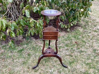A Beautiful Vintage Wooden Basin Stand