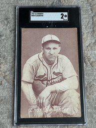 SGC Graded 1947-66 ENOS SLAUGHTER Baseball Card- Hall Of Famer!