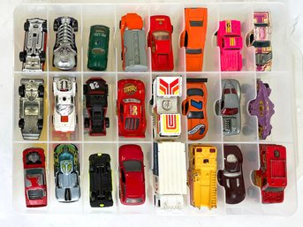 Collection Of Toy Cars In Carrying  Case