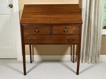 A Petite Vintage/Antique Slant-Top Secretary Desk