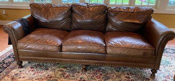 Henredon Leather Sofa