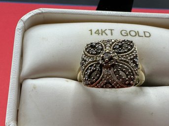 14K Gold Cocktail Ring