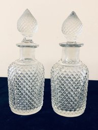 Pair Of Glass Bottles